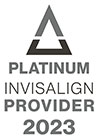 Platinum Invisalign Provider 2023 logo
